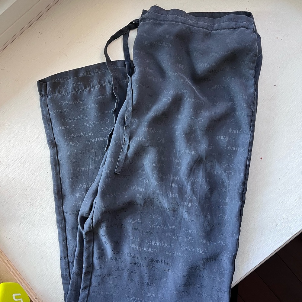 100% Silk Calvin Klein Pyjama Pants